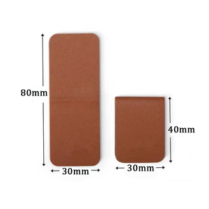 Dấu trang bằng da PU dễ thương, có nam châm, nhãn sách nhỏ, quà tặng khuyến mãi cho góc đọc sách, dấu trang bằng da có nam châm - Product Image 5