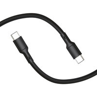 Cable USB C a USB C de 100W PD, 5A, Carga Rápida, Sincronización de Datos, para Laptop, Teléfono, Tablet
