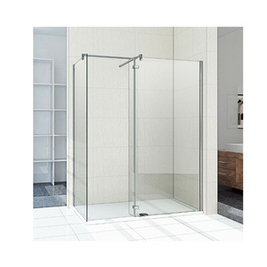 8mm di spessore vetro temperato doccia schermo con cornice pieghevole <span class=keywords><strong>porta</strong></span> per il <span class=keywords><strong>bagno</strong></span> dell'hotel moderno quadrato Design - Product Image 6
