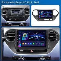Lecteur multimédia automobile Android pour Hyundai Grand I10 2013-2018 Autoradio GPS Navigation Carplay QLED 1280x720 Écran tactile Voix