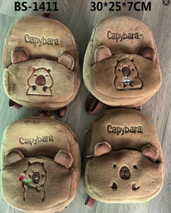 Zaino in Peluche a Forma di Capibara 30cm, Borsa Scolastica Unisex per Bambini con Animale Imbottito - Product Image 3