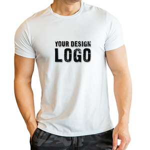 Camiseta Deportiva de Secado Rápido y Ajuste Delgado para Hombre, de Alta Calidad, para Gimnasio y Fisicoculturismo, Venta al Por Mayor OEM, Transpirable - Product Image 3