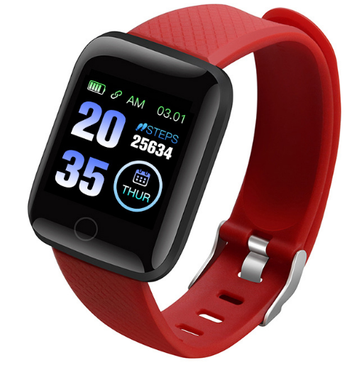 116 Plus Smart Bracelet Sport Watch Fitness Tracker Blood Pressure Heart Rate Monitor Intelligent Wristband Women Band Pedometer