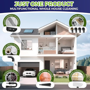 <span class=keywords><strong>Nettoyeur</strong></span> <span class=keywords><strong>vapeur</strong></span> haute pression portatif <span class=keywords><strong>pour</strong></span> tapis, rideaux, tissus, canapés, voitures, cuisine - Product Image 4