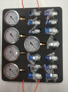 खुदाई हाइड्रोलिक 5 गेज नैदानिक उपकरण किट 6/10/25/40/60 एमपीए हाइड्रोलिक दबाव गेज सेट - Product Image 2