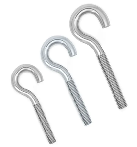 Vis à œil en acier au carbone galvanisé à filetage fin M1.6 X 25 mm pour usage industriel et mobilier - Product Image 4