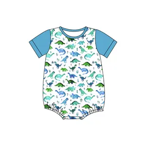 Newborn Baby Summer Short Sleeve Rompers Design Convenient And Comfortable Infants Pajama Factory Wholesale manufacturers