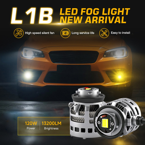 Paquete de 2 Bombillas LED de Alta Potencia para Faros Antiniebla de Automóvil L1B 60 Watts/Bombilla 13200LM Luz Blanca/Amarilla Ámbar para Toyota <span class=keywords><strong>Corolla</strong></span> Prius NOAH - Product Image 4