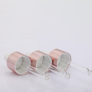 20/410 Nhôm Nhựa Chai Nhỏ Giọt <span class=keywords><strong>Cap</strong></span> Brushed Dây Vẽ Đồng Màu Nhôm Nhỏ Giọt Cho Chai Tinh Dầu - Product Image 6