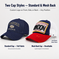 Gorra de Béisbol Ajustable de Tela con Bordado de Logotipo Personalizado, Souvenir Turístico de Dinamarca