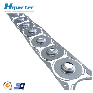 Piezas de troquel de dibujo profundo progresivo de alta calidad, molde de estampado de acero metálico, herramienta de punzonado, patrón de formación de matriz de prensado - Product Image 3