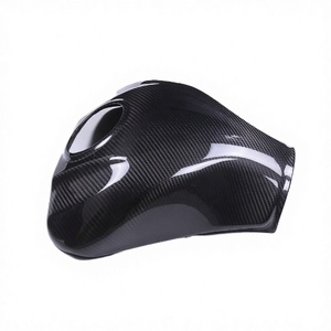 Cubierta de Tanque de Gasolina para Motocicleta <span class=keywords><strong>Kawasaki</strong></span> <span class=keywords><strong>Ninja</strong></span> <span class=keywords><strong>ZX10R</strong></span> 2017-2022, 3K, 100% Fibra de Carbono Seca, Color Negro, Accesorios para Carenado Delantero Superior - Product Image 3