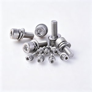 Factory Supply A2 Stainless Steel Hexagon Socket Head <b>Cap</b> Combination Screw With Washers - Product Image 2