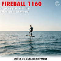 Aile hydrofoil Pump Foil Fireball 1160 – Décollage fluide, récupération facile, longue glisse, performance de foilage optimisée pour le décollage depuis le quai – AXIS avancé