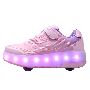 <span class=keywords><strong>2025</strong></span> Nieuwe Tweewielige Led-Lichtgevende Rolschaatsen Schoenen Voor Kinderen Kleurrijke Outdoor <span class=keywords><strong>Trendy</strong></span> Sportschoenen - Product Image 2
