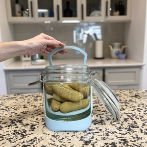 Wholesale Leakproof Airtight Lid Pickle <b>Jar</b> with Strainer Flip Refrigerator Separator - Product Image 5