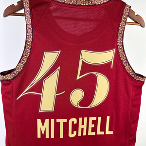 Ventes en gros personnalisées Cleveland Cavaliers # 23 # 2 # 45 # Maillot de basketball 10 25 Season City Edition en maille poly unisexe adulte transfrontalier - Product Image 3