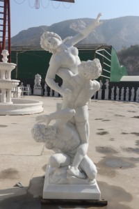 Meilleure sculpture à la main détaillée en <span class=keywords><strong>pierre</strong></span> naturelle en marbre blanc Sculpture en marbre de figure mythologique Sculpture en <span class=keywords><strong>pierre</strong></span> de sculpture - Product Image 2