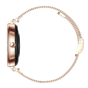 Montre connectée de luxe pour femme, étanche IP68, écran AMOLED, moniteur de santé, appels Bluetooth, suivi du sommeil, bracelet en silicone HW016 - Product Image 5