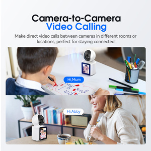 Telecamera Dome WiFi Anywii P100B 5MP con Visione Notturna a Colori, Monitor per Bambini con Notifiche App Istantanee Online - Product Image 3