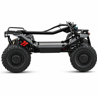 Scooter électrique tout-terrain léger, design pliable, 4000W, Quad électrique 4x4, Quad 4WD, scooter électrique avec batterie amovible