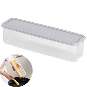 Spaghetti <b>Box</b> Flip <b>Lid</b> Large Capacity Fresh-Keeping Transparent <b>Box</b> Multi-functional <b>Storage</b> Food Grade Kitchen Supplies - Product Image 1