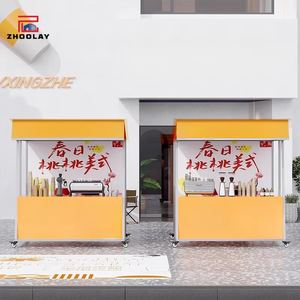 Stand mobile Market Commercial Street Night Market Stand d'activité Support d'affichage de chariot mobile culturel et créatif - Product Image 4