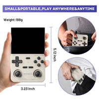 Console de jeu vidéo portable Hot K36, écran 3,5 pouces, carte TF 64 Go, lecteur de jeux rétro classique, joystick de jeu pour cadeaux de Noël, jouets pour enfants