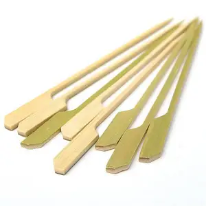 Multi-function Fruit Pick Skewers Stick Eco Friendly Disposable Biodegradable Food Picks BBQ Disposable Skewer