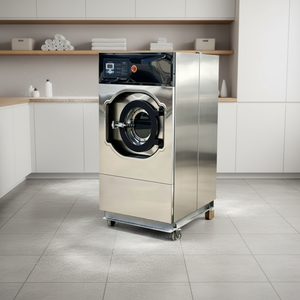 Machine à laver et sèche-<span class=keywords><strong>linge</strong></span> commerciaux en acier inoxydable de 10 kg pour les hôtels, les blanchisseries et les hôpitaux - Product Image 1