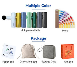 Stocked Pocket Mini <span class=keywords><strong>Massage</strong></span> pistole 13kgf Leistungs starkes Vibrator Muskel entspannung Deep Tissue Percussion <span class=keywords><strong>Massage</strong></span> gerät - Product Image 6