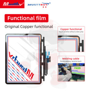 MY Touch Series 9.7 pouces Tablette pour <span class=keywords><strong>iPad</strong></span> Air1 Bouton d'accueil avec écran tactile OCA Couleur noir et blanc Garantie 1 an - Product Image 3