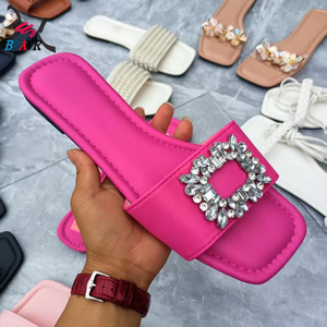 Sandales Femme 2026 Designer Embroidered Sandals Women <b>Slippers</b> Luxury Genuine Leather TPU Outsole Elegant <b>Summer</b> Fashion Flat - Product Image 5