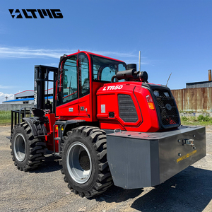 LTMG 4wd Carretilla <span class=keywords><strong>elevadora</strong></span> todoterreno articulada 5 toneladas Disele Carretilla <span class=keywords><strong>elevadora</strong></span> para terrenos difíciles <span class=keywords><strong>con</strong></span> <span class=keywords><strong>cesta</strong></span> colgante tripulada - Product Image 2