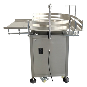 Mesa de Acumulación de Botellas Automática con Motor Rotatorio, Tipo Disco Giratorio, para Desenredar Botellas de Papel/Plástico - Product Image 1