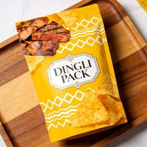 Custom Resealable Stand Up Zipper <b>Bag</b> Dried Fruit Granola Popcorn Peanut Pet Snack Chips Smell Proof Packaging Pouch - Product Image 4