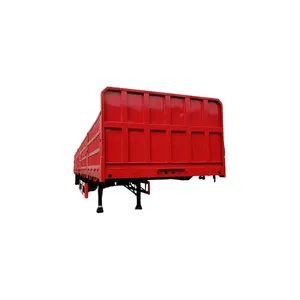 Factory Price 40ft Side Wall Semi Trailer Fence Cargo Semi Truck Trailer Truck Trailers For Sale