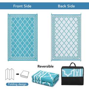 พรมปูพื้นพับได้สำหรับกลางแจ้ง ผลิตด้วย<span class=keywords><strong>เครื่อง</strong></span>จักร ลายแจ็คการ์ด สำหรับฤดูร้อน ผลิตจากโพลีโพรพิลีน 100% สำหรับตั้งแคมป์ รับประกันคุณภาพจากโรงงานโดยตรง - Product Image 2