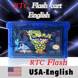 Cartucho de Juego ESP Español 1 M RTC Flash Blue Legend GAIA Ash Hoenn Firered Rocket, Tarjeta ROM Hack, Nuevo, Alta Calidad, Material ABS - Product Image 5