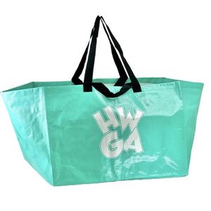 Custom Logo Insulated PP Woven Tote <b>Bag</b> Shoulder Strap Eco-Friendly <b>Material</b> Large Capacity Reusable Shopping <b>Bag</b> for - Product Image 2