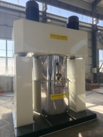 Mélangeur planétaire double en acier inoxydable SUS304 500L, mélangeur sous vide automatique pour applications alimentaires et de revêtement
