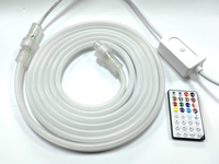 Tira de neón RGB Alto voltaje 110V/220V Control de aplicación/Control remoto/Control DMX programable