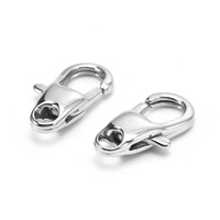 Nouvel arrivage Fermoir minimaliste en acier inoxydable Fermoir à bijoux en forme de cœur pour la fabrication de bijoux Fabricant de gros