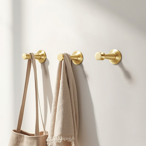 Single Entrance Brass Coat <strong>Hook</strong> for Bathroom Rear Copper Genuine Metal Bright <strong>Chrome</strong> Finish Single Toilet <strong>Door</strong> <strong>Hook</strong> - Product Image 4