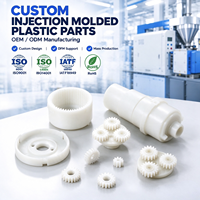 Ingranaggi in Plastica POM Personalizzati, Parti Stampate a Iniezione in Plastica per Trasmissioni Motori
