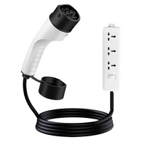 Adaptateur EV V2L Type 2 vers multiprise, câble de décharge véhicule-chargeur avec multiprise, convertisseur mobile pour VE 1M 3M 5M 10M