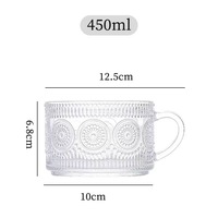 Ensemble de verrerie réutilisable de qualité supérieure de 14 oz, récipient pour overnight oats avec couvercle en bambou et cuillère pour tasses à café