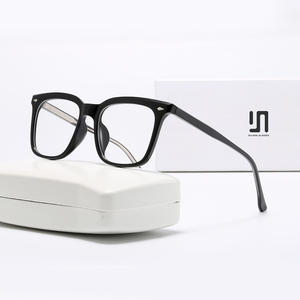 Gafas Dilisha, Monturas Rectangulares para Gafas, TR90 Unisex, Protección Contra la Radiación y la Luz Azul, Lentes Planas, Montura Mediana - Product Image 1