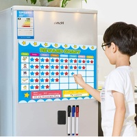 Juguete Educativo Popular para Niños, Tabla de Recompensas Magnética Minimalista