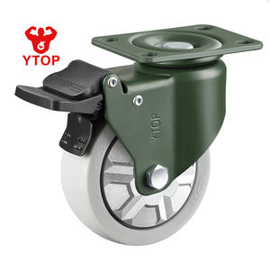 YTOP 3-Zoll-Nylonräder <span class=keywords><strong>Nylon</strong></span>-Rund rollen <span class=keywords><strong>Nylon</strong></span> Feste Mini-Rollen Maximale Belastung 130kg für Pritschen wagen - Product Image 1